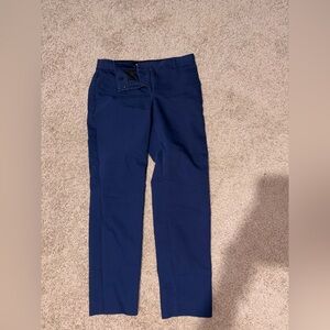 Express Women's Navy Blue Dress Pants - Straight Leg